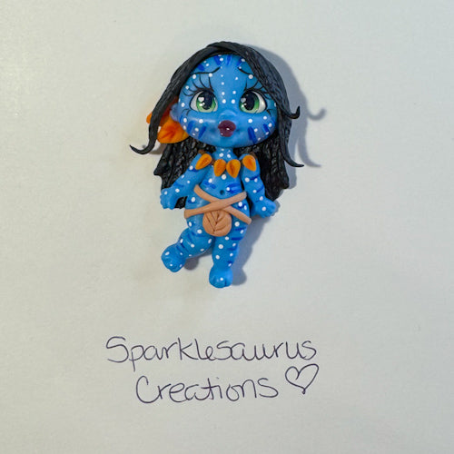 Clay Blue Creature