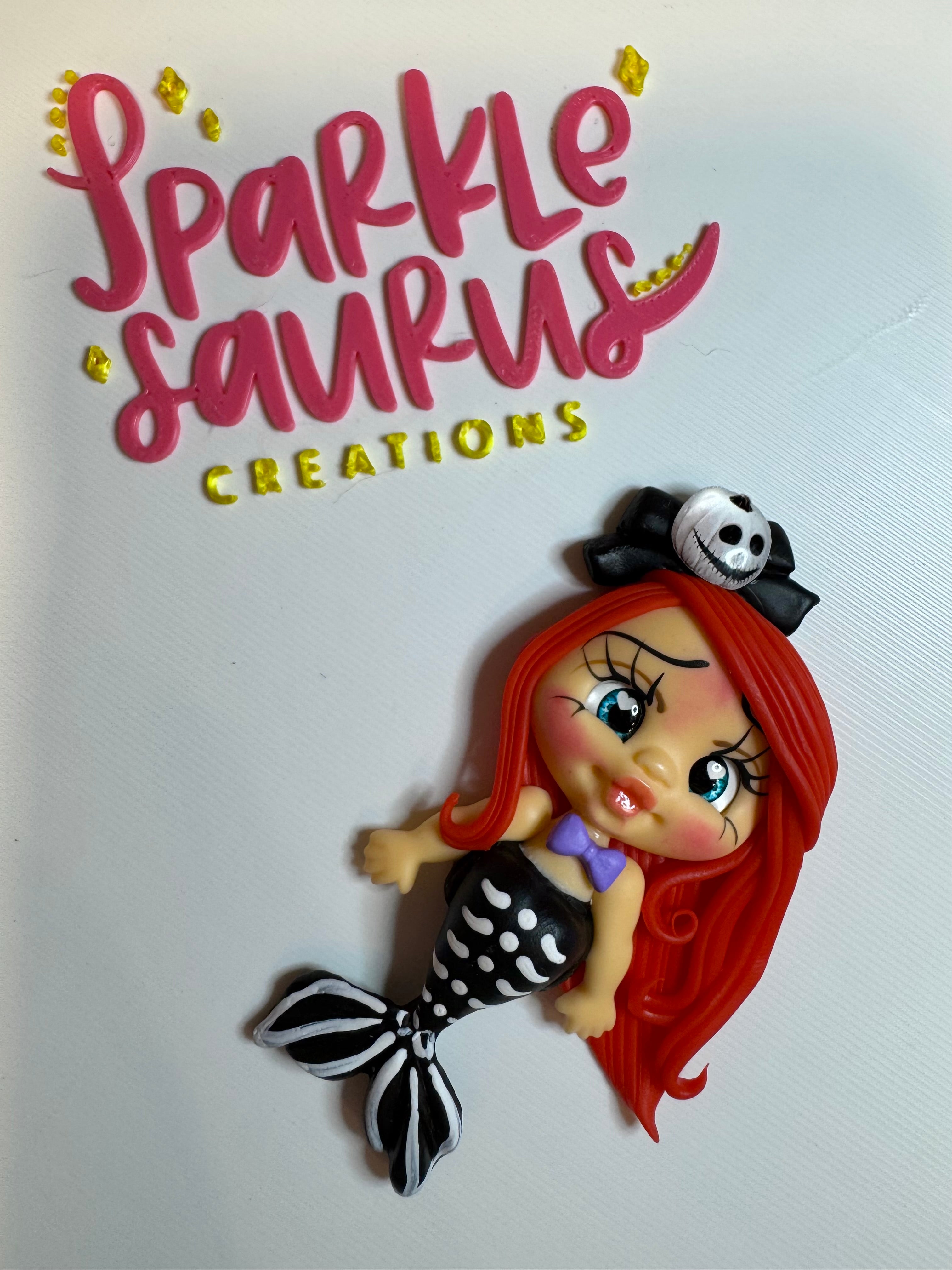 Clay Skelly Mermaid