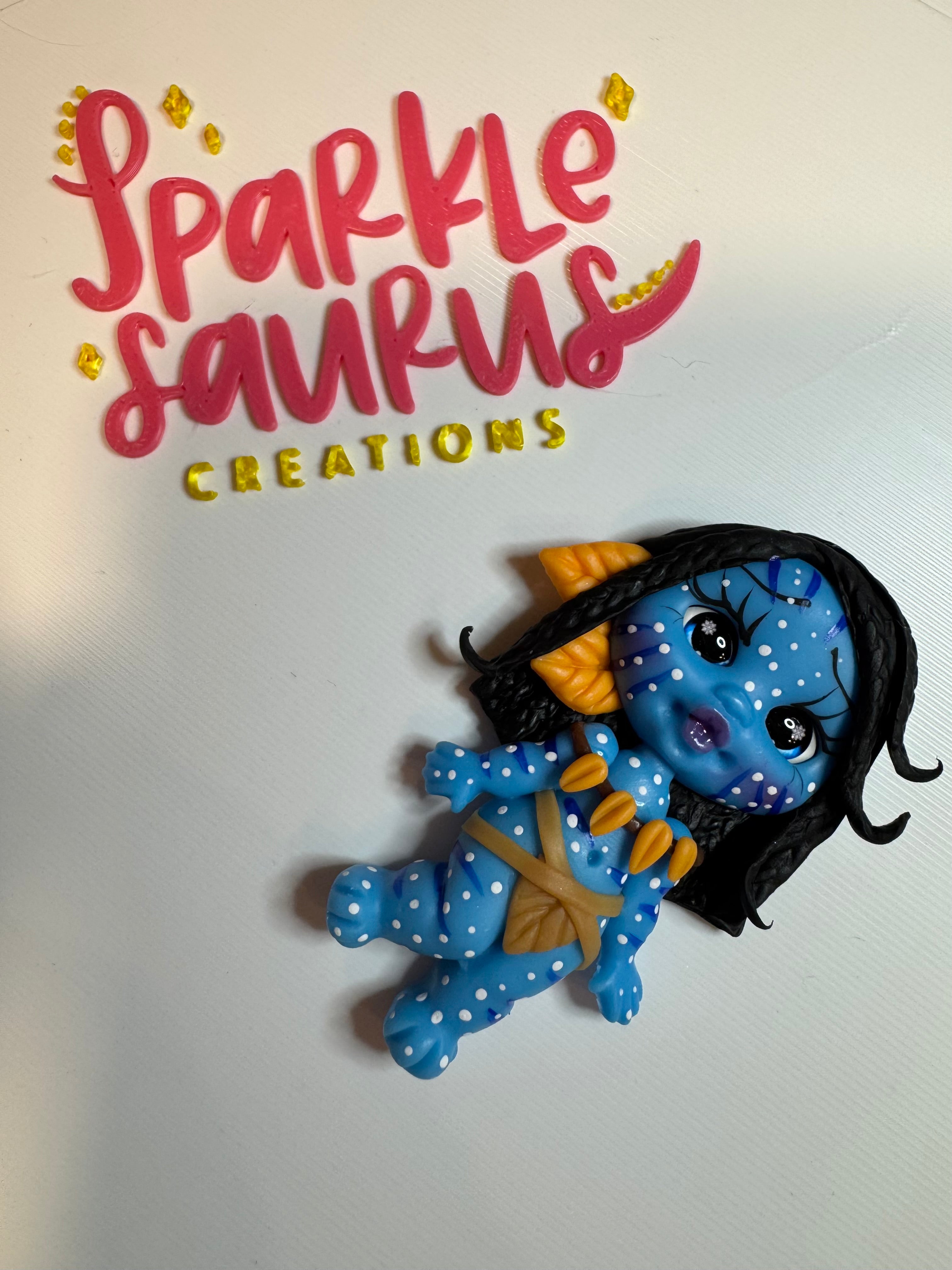 Clay Blue Creature