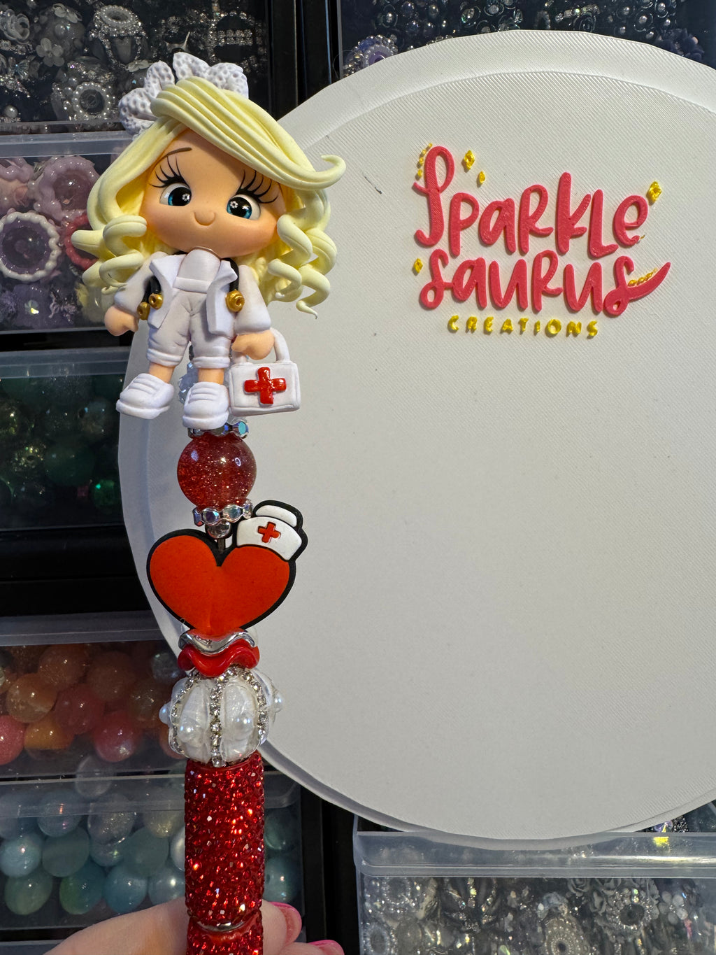 Nurse Rhinestone Pen