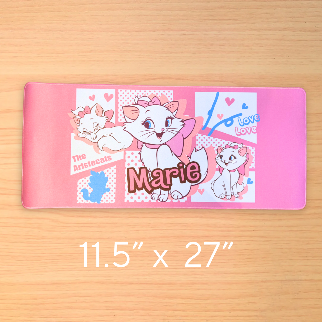 Classy Cat Frames Desk Mat