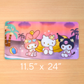 Kitty at the Beach Desk Mat