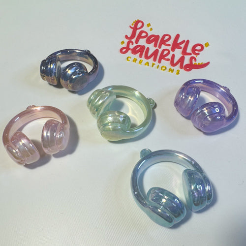 Headphone Charms - 10 pcs