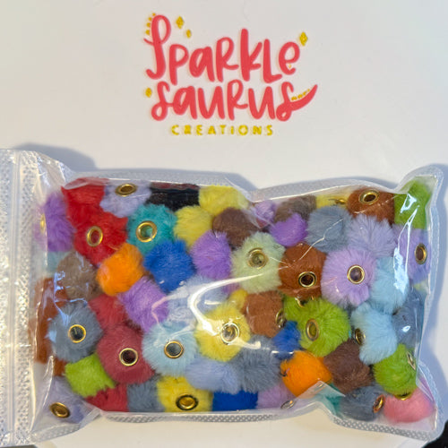 Pom Pom Spacers - 100 pcs