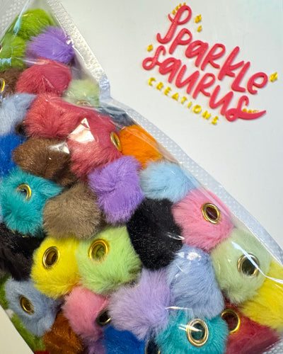 Pom Pom Spacers - 100 pcs